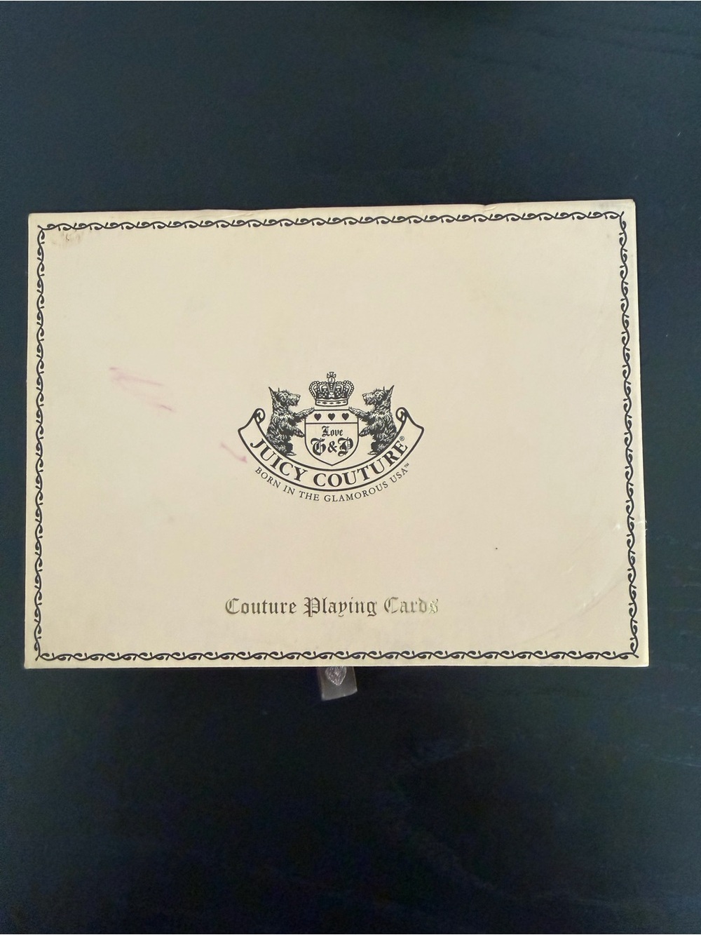Juicy Couture Playing Cards. Y2K RARE